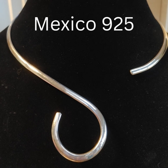 unknown Jewelry - Mexico 925 Neck Wire Choker